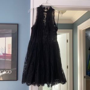 Black Free People Lacy Dress